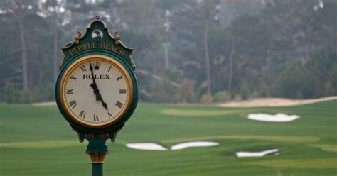 rolex golf watch|Rolex clock at golf courses.